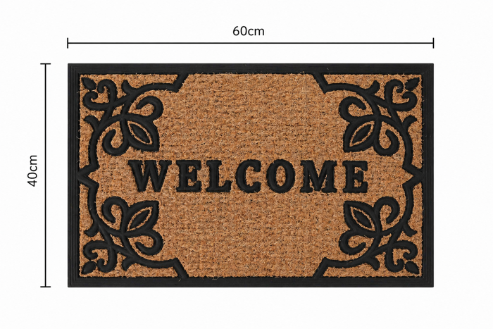MRShome Pataki Eisodou Rubber 60x40cm ''WELCOME'' 0002003
