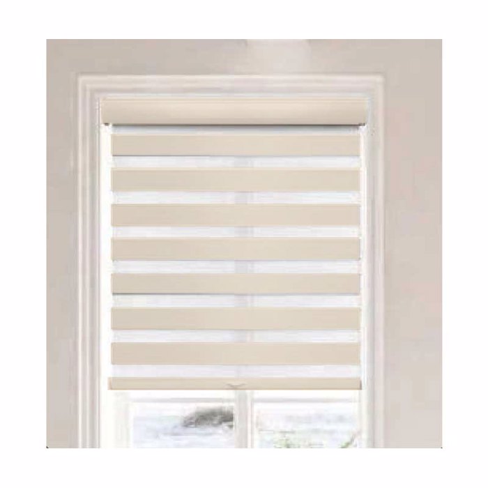 MRShome Double Roler Ruthmizomenis Skiasis 120x230cm Bez