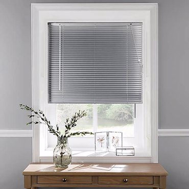 MRShome Μεταλλικό Στόρι αλουμινίου 25mm 80x140cm Γκρι