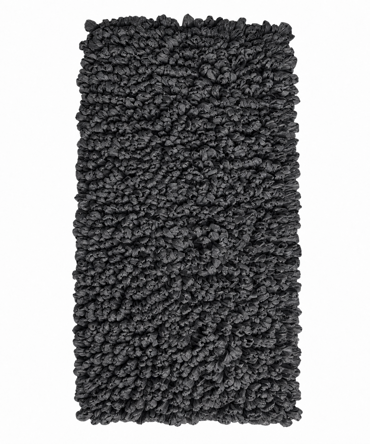 EVORA Χειροποίητο Πατάκι 50x70cm Μαύρο C12 Mrshome