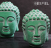Diakosmitiki Figura Bouda Keramiki Prasini 14.5X14.5X18.5ek. ERT313K4 Espiel