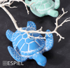 Diakosmitiki Keramiki Figura Xelonas Ble 22.5X19X7ek. ERT331K3 Espiel