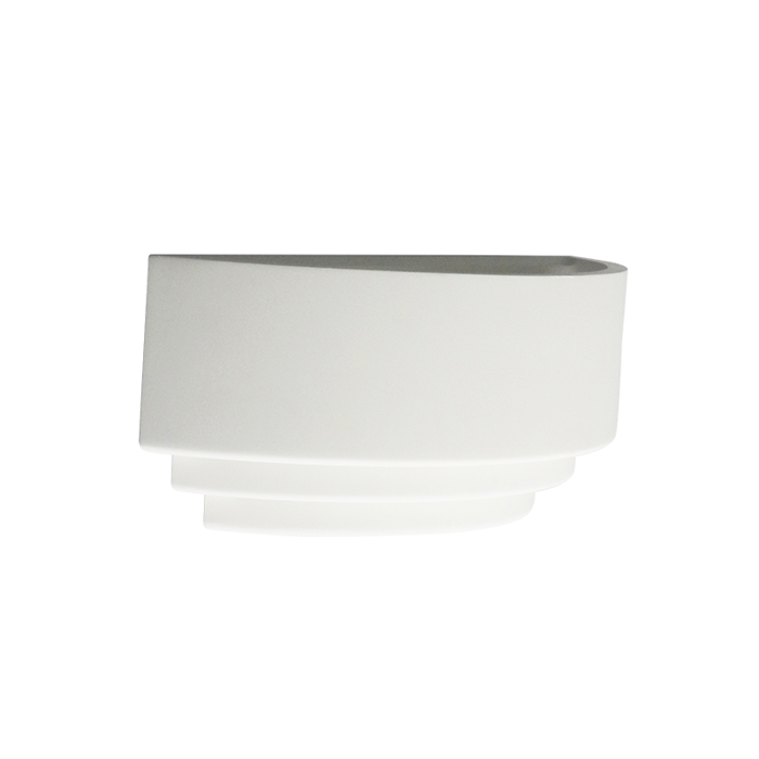 ACA Epitoixio Fotistiko ''TABS'' Monofoto Gypsino Lefko E27 32x11.3x13cm G85541W