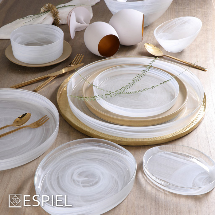 Atlas Obal Piatela ''Alabaster'' Lefko 21X16.5cm HOR1612K6 Espiel