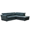 Liberta - Maison MONSERAT Καναπές-Κρεβάτι Δεξιά Γωνία Petrol 254x224x90cm 01-2596 Liberta - Maison MONSERAT Kanapes-Krebati Dexia Gnia Petrol 254x224x90cm 01-2596