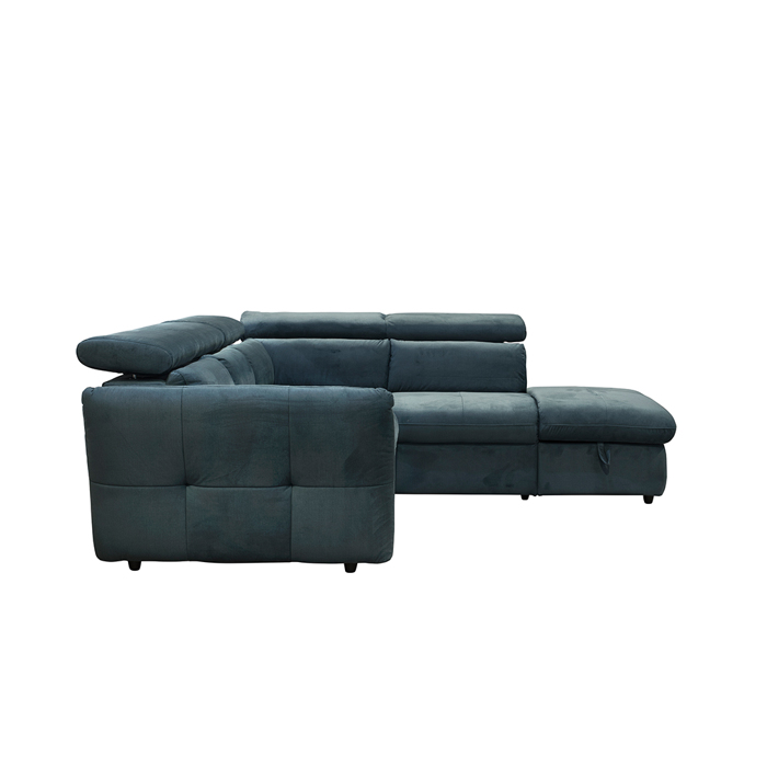 Liberta - Maison MONSERAT Καναπές-Κρεβάτι Δεξιά Γωνία Petrol 254x224x90cm 01-2596 Liberta - Maison MONSERAT Kanapes-Krebati Dexia Gnia Petrol 254x224x90cm 01-2596