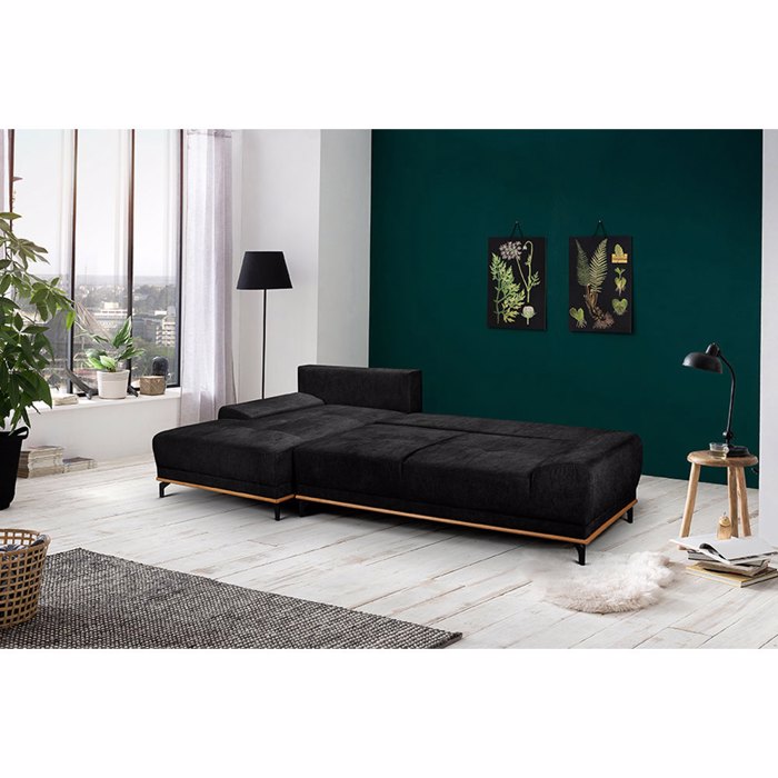 Liberta - Maison NATURA Καναπές-Κρεβάτι Αριστερή Γωνία Ανθρακί 283x164x90cm 01-2652 Liberta - Maison NATURA Kanapes-Krebati Aristeri Gnia Anthraki 283x164x90cm 01-2652