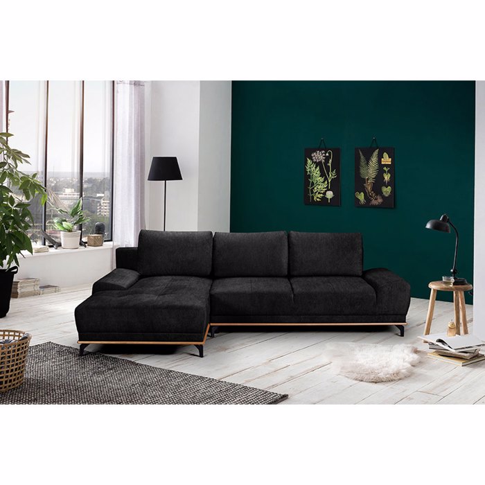 Liberta - Maison NATURA Καναπές-Κρεβάτι Αριστερή Γωνία Ανθρακί 283x164x90cm 01-2652 Liberta - Maison NATURA Kanapes-Krebati Aristeri Gnia Anthraki 283x164x90cm 01-2652