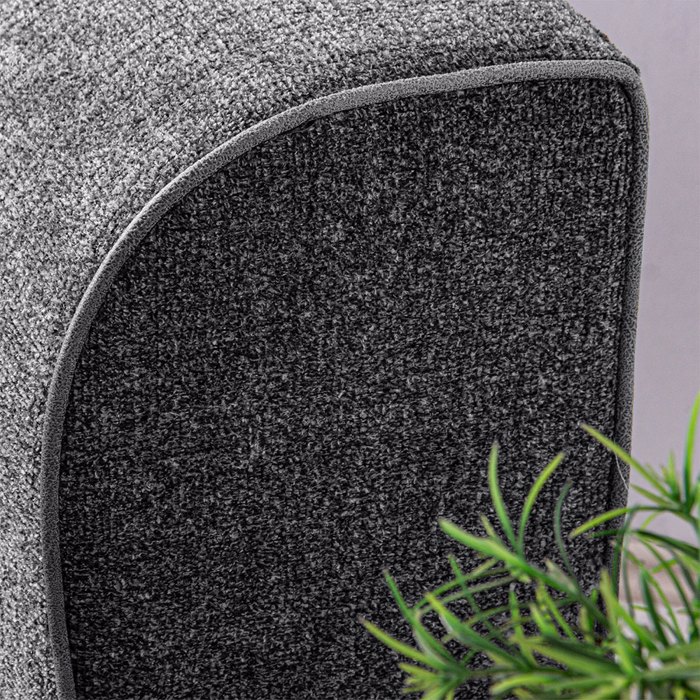 Liberta - Maison SQUARE Πολυθρόνα Ανθρακί 70x80x60cm 01-3050 Liberta - Maison SQUARE Poluthrona Anthraki 70x80x60cm 01-3050