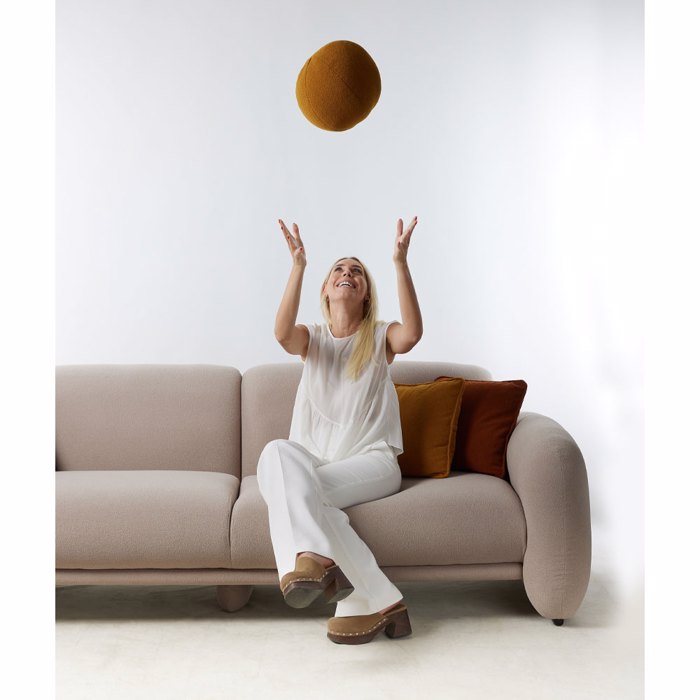 Liberta - Maison PUFFY Trithesios Kanapes Cream 240x110x85cm 01-3093