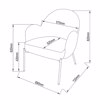 Liberta - Maison SCOTCH Poluthrona Prasino-Ladi 70x70x81cm 01-3221