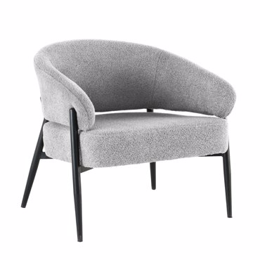 Liberta - Maison MORITZ Πολυθρόνα Γκρι 73x72x75cm 01-3373