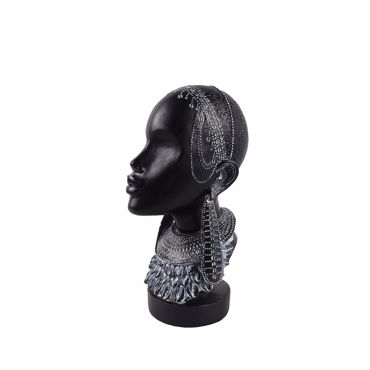 Liberta - Maison ANAN DECO Πρόσωπο Resin Μαύρο 16x13.5x29cm 016377