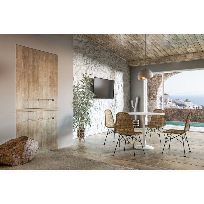 Liberta - Maison SNOW Trapezi Rotonta Lefko F90x75cm 02-0418