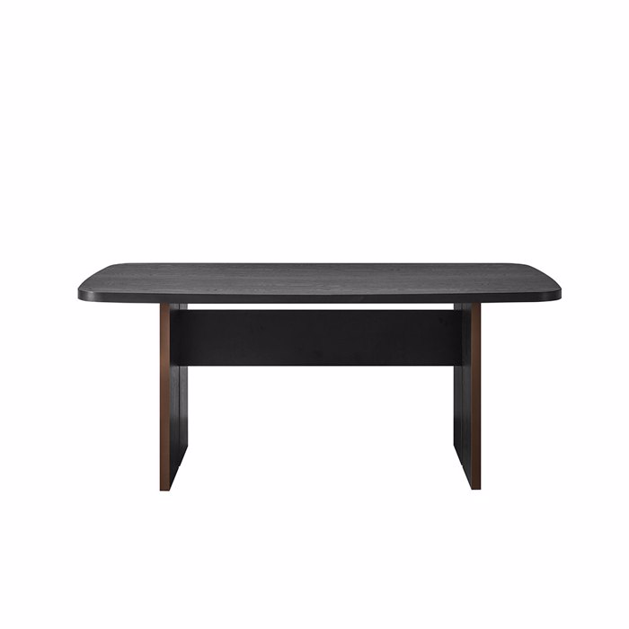 Liberta - Maison DARK Trapezi Mavro Oak 180x95x75cm 02-0491