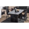 Liberta - Maison DARK Trapezi Mavro Oak 180x95x75cm 02-0491