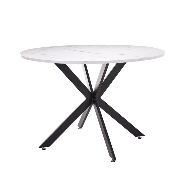 Liberta - Maison STOCKHOLM Trapezi Rotonta Lefko me opsi Marmarou F110x75cm 02-0516