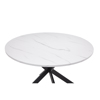 Liberta - Maison STOCKHOLM Trapezi Rotonta Lefko me opsi Marmarou F110x75cm 02-0516