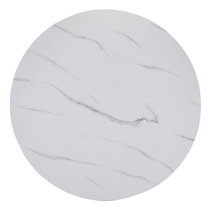 Liberta - Maison STOCKHOLM Trapezi Rotonta Lefko me opsi Marmarou F110x75cm 02-0516