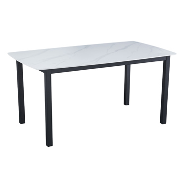 Liberta - Maison PLUTO Τραπέζι Λευκού με όψη Μαρμάρου 160x90x76cm 02-0624