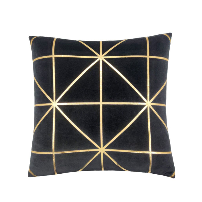 Liberta - Maison CONSTELLATION Diakosmitiko Maxilari Beloudino Mavro/Xruso 45x45cm 023366