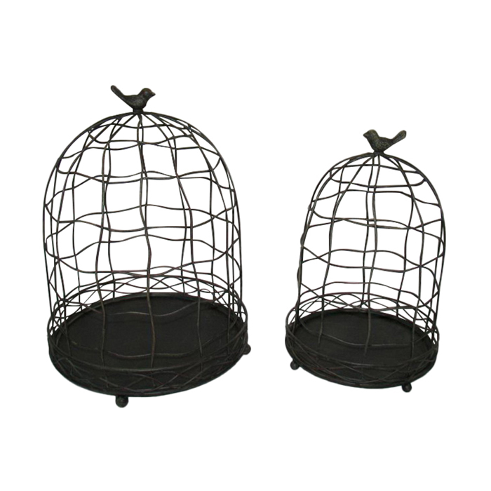 Liberta - Maison MIRTILE DECO Kloubi Metalliko Mavro F29.9x40.7cm 024132