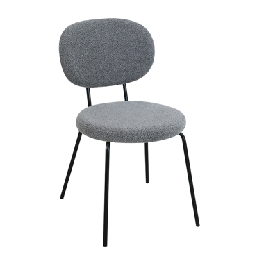 Liberta - Maison AMELIA Καρέκλα Γκρι Σκούρο 44x58x80cm 03-0955