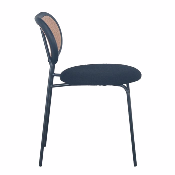 Liberta - Maison VINTAGE Καρέκλα Μαύρη 47x55x76cm 03-1061 Liberta - Maison VINTAGE Karekla Mavri 47x55x76cm 03-1061