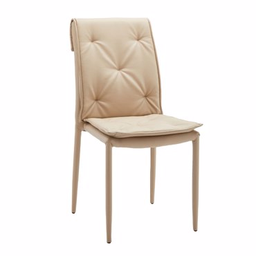 Liberta - Maison PILLOW Καρέκλα Beige 43x53.5x91cm 03-1067