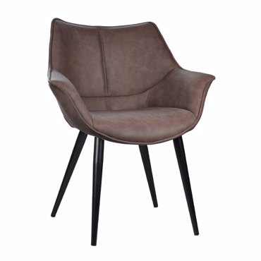 Liberta - Maison JONES Καρέκλα Καφέ 68x64x82cm 03-1112