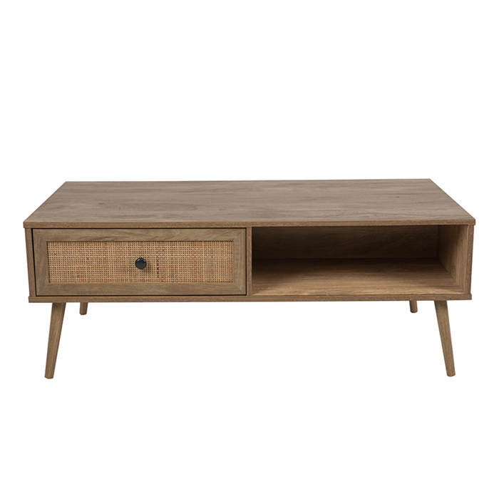 Liberta - Maison AMMOS Coffee Table Fusiko me Surtari Rattan 110x59x41.4cm 04-0489