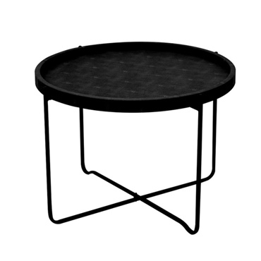 Liberta - Maison OXFORD Coffee Table Μαύρο Φ63x42cm 04-0601