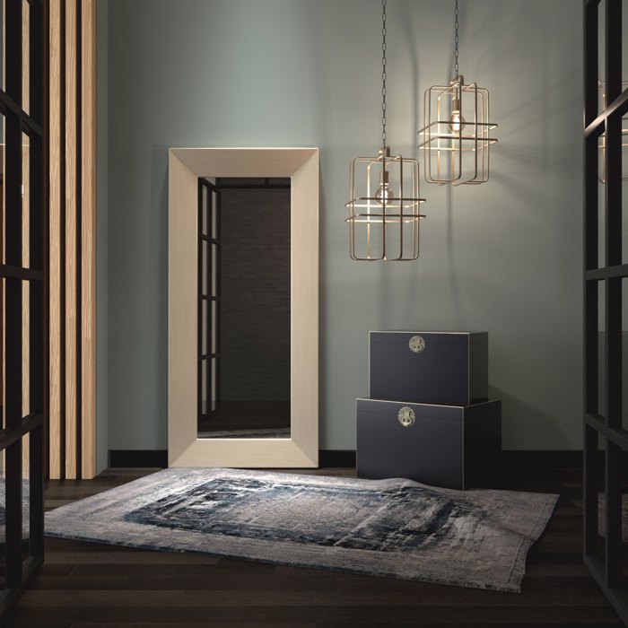 Liberta - Maison JAPANESE Set ton 2 Baoulo Mavro/Xruso 60x40x42cm 04-0632