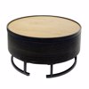 Liberta - Maison BARREL Coffee Table Mavro/Fusiko me Apothikeftiko Xoro F80x39.5cm 04-0962