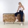 Liberta - Maison PARKE Boufes Mavros/Fusikos me Pattern 160x43x80cm 05-0479