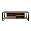 Liberta - Maison SPACE TV Stand Sonoma/Mavro me 2 Rafia kai 1 Surtari 120x35x45cm 05-0542