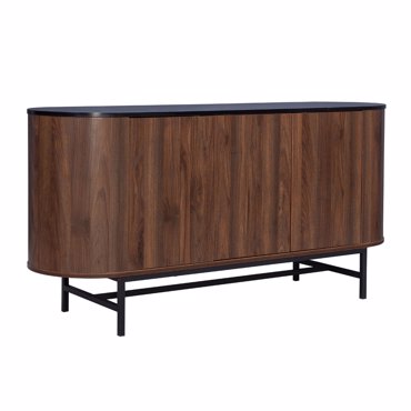 Liberta - Maison OVAL Μπουφές Καρυδί με 3 Πορτάκια 150x45x74cm 05-0665