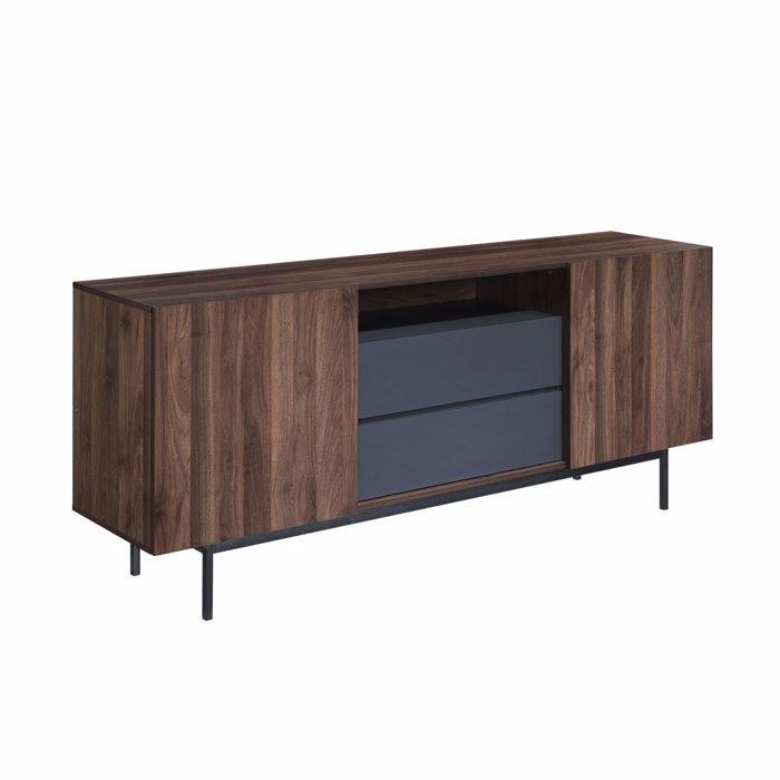 Liberta - Maison GROOVES Boufes Karudi/Ggri me 2 Portes kai 2 Surtaria 180x40x80cm 05-0667