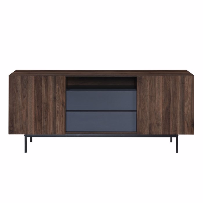 Liberta - Maison GROOVES Boufes Karudi/Ggri me 2 Portes kai 2 Surtaria 180x40x80cm 05-0667