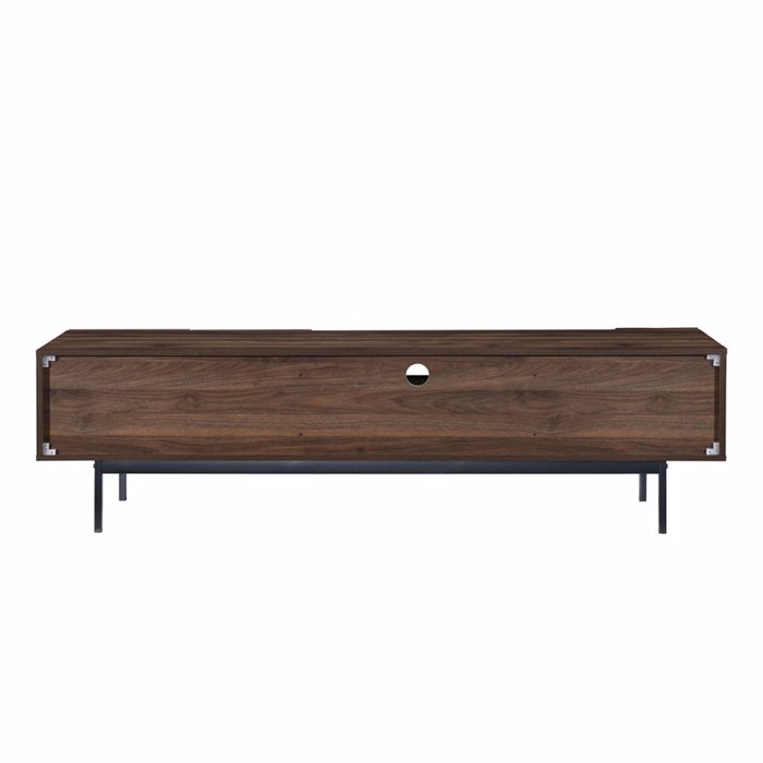 Liberta - Maison GROOVES TV Stand Καρυδί/Γκρι με 3 Πορτάκια και 1 Συρτάρι 180x40x50cm 05-0668 Liberta - Maison GROOVES TV Stand Karudi/Ggri me 3 Portakia kai 1 Surtari 180x40x50cm 05-0668