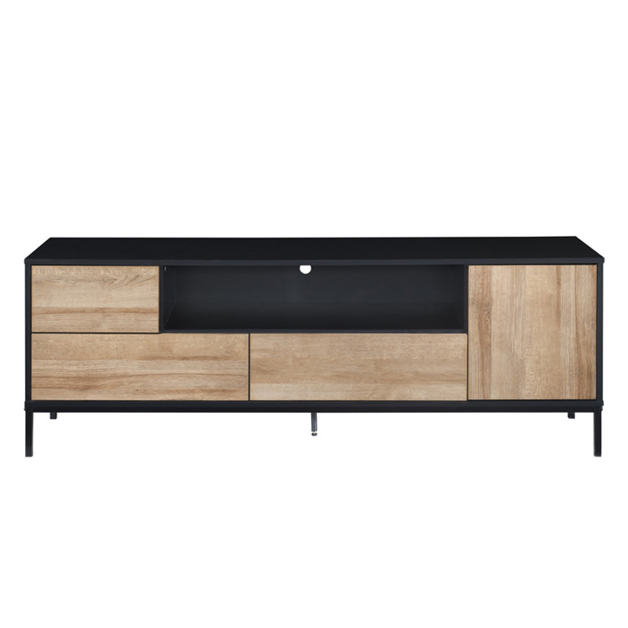 Liberta - Maison BLACKBIRD TV Stand Riviera Oak Μαύρο 160x40.5x58cm 05-0670 Liberta - Maison BLACKBIRD TV Stand Riviera Oak Mavro 160x40.5x58cm 05-0670