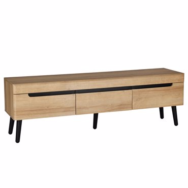 Liberta - Maison GRIF TV Stand Φυσικό/Μαύρο 160x40x50cm 05-0752