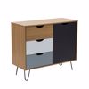 Liberta - Maison ARTIC Komota Sonoma/Ggri/Lefki 94.5x40x79.9cm 09-1000