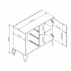 Liberta - Maison ARTIC Komota Sonoma/Ggri/Lefki 94.5x40x79.9cm 09-1000