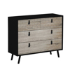 Liberta - Maison OMNIA Komota Mavri/Sonoma me Pattern 98.5x39x81.5cm 09-1022