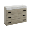 Liberta - Maison METROPOLIS Komota Sonoma Skouro/Lefko me opsi Marmarou me 3 Surtaria 105x45x78cm 09-1194
