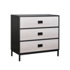 Liberta - Maison FACTORY Komota Mavro Oak/Sonoma Decape me 3 Surtaria 80x40x80cm 09-1212