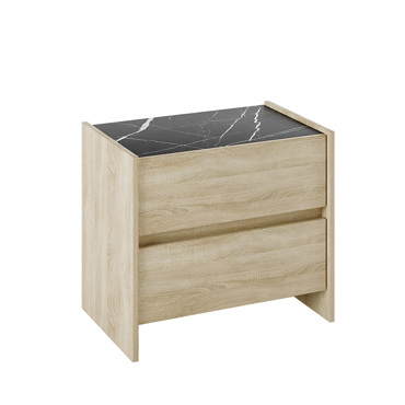 Liberta - Maison GASPER Κομοδίνο Sonoma/Πέτρα 55x36x49cm 09-1222