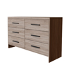 Liberta - Maison MILKY Komota Sonoma me 6 Surtaria 120x39.5x75cm 09-1426