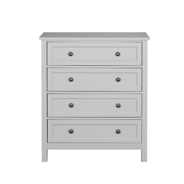 Liberta - Maison FRENCH Κομότα Γκρι Ανοιχτό με 4 Συρτάρια 82x42x93.1cm 09-1447 Liberta - Maison FRENCH Komota Ggri Anoixto me 4 Surtaria 82x42x93.1cm 09-1447